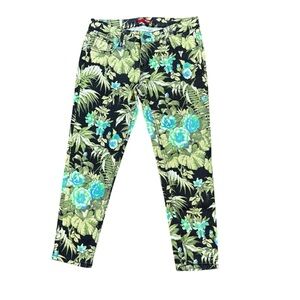 Woman’s BONGO floral tropical cropped jeans size 5